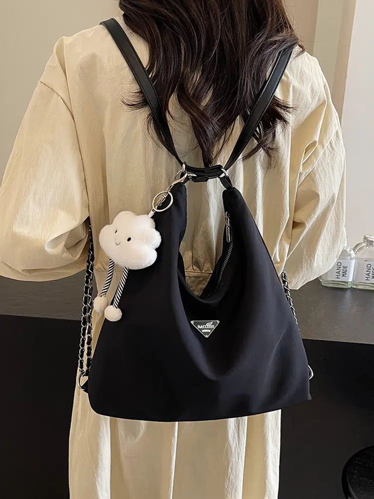 Cloud Charm Nylon Shoulder Bag