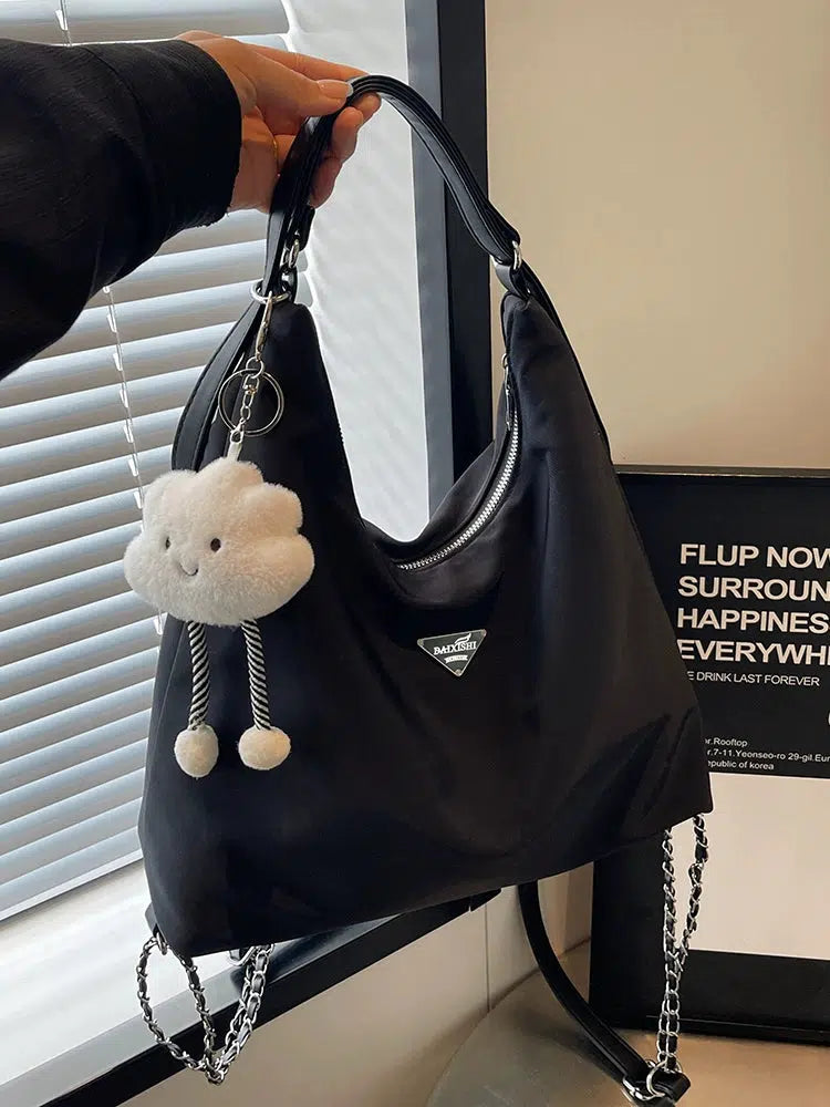 Cloud Charm Nylon Shoulder Bag