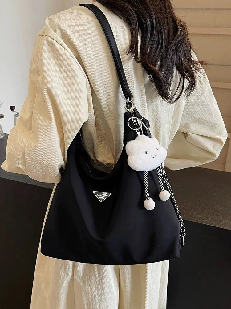 Cloud Charm Nylon Shoulder Bag