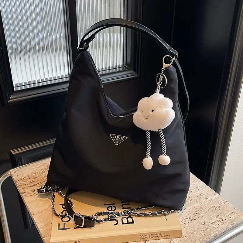 Cloud Charm Nylon Shoulder Bag