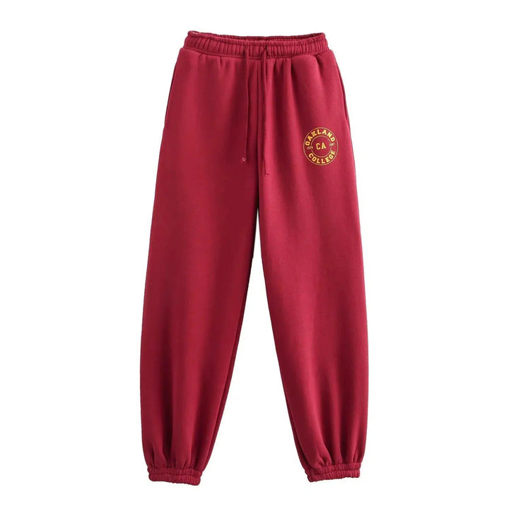 College Sweatshirt and Pants Set