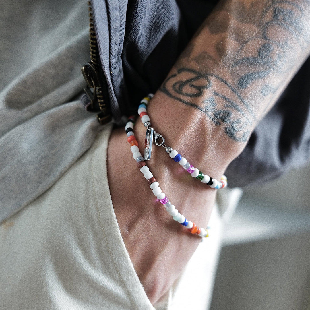 Colorful Acrylic Beaded Bracelet