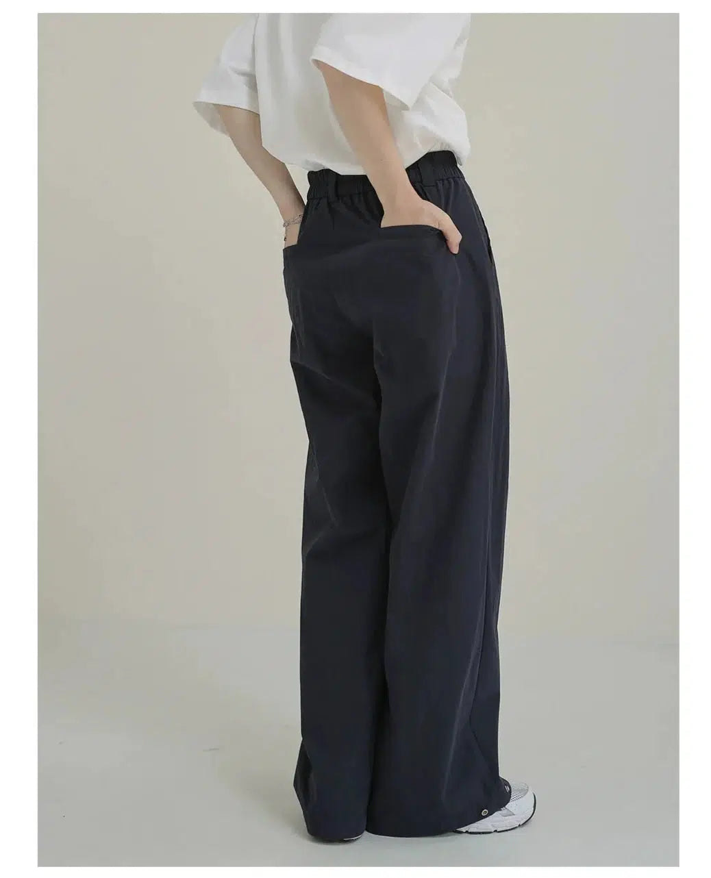 Comfort-Fit High-Waist Casual Pants