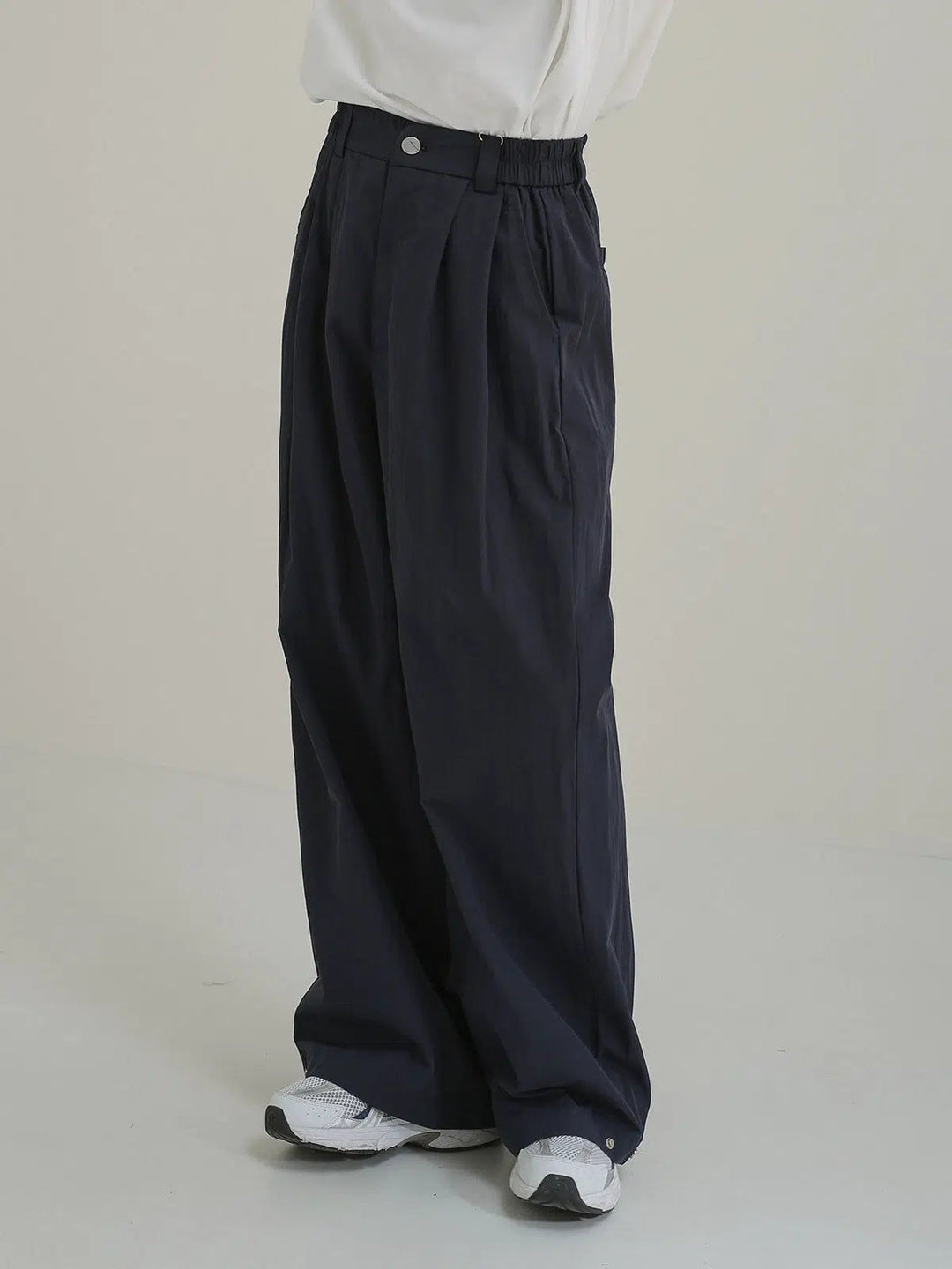 Comfort-Fit High-Waist Casual Pants