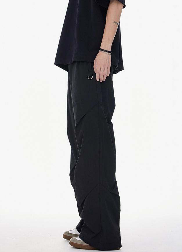 Comfort Fit Wide-Leg Casual Pants