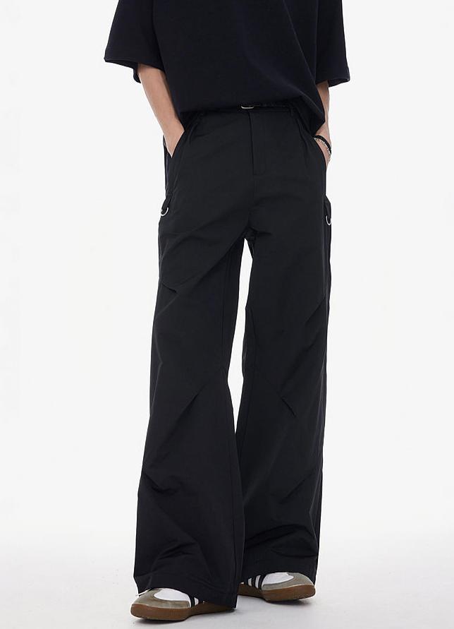 Comfort Fit Wide-Leg Casual Pants