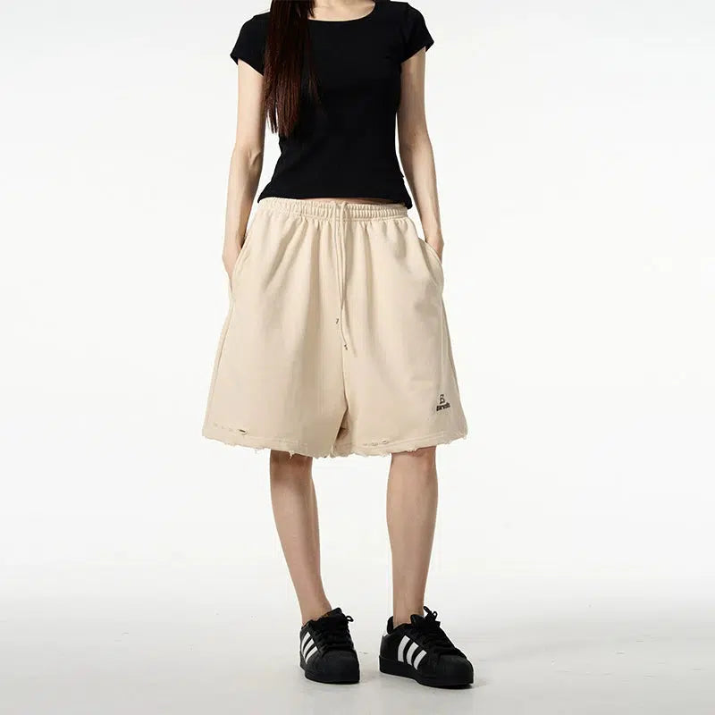 Comfortable Drawstring-Waist Shorts