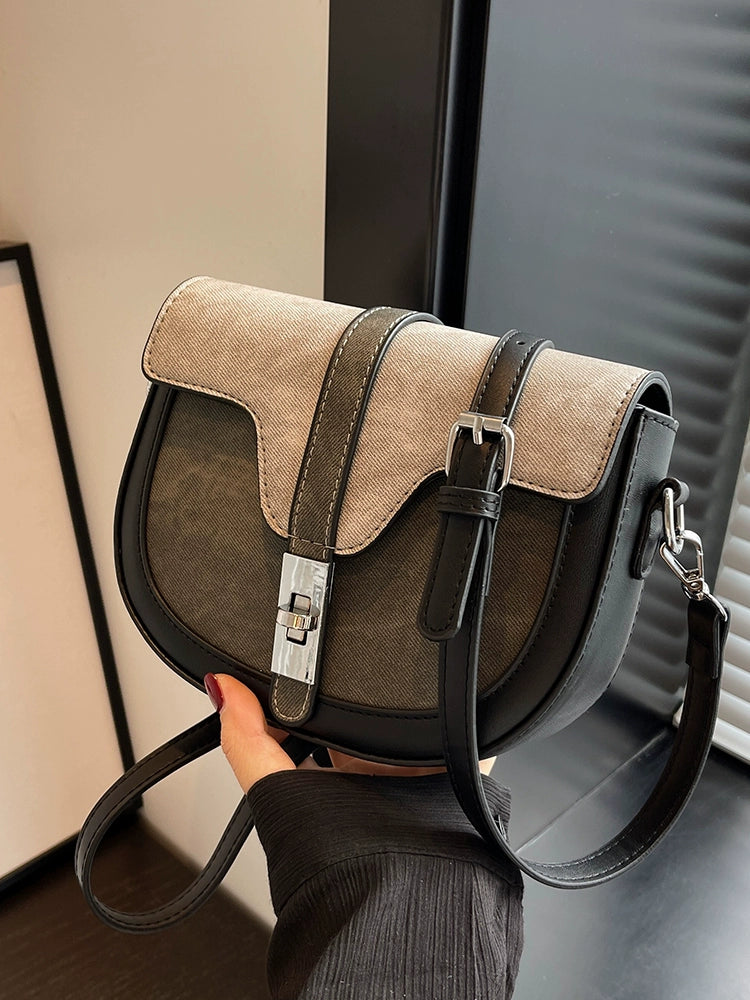 Compact Flap Crossbody Bag