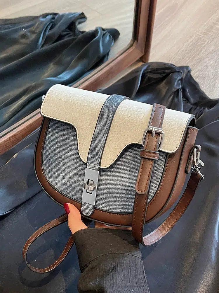 Compact Flap Crossbody Bag