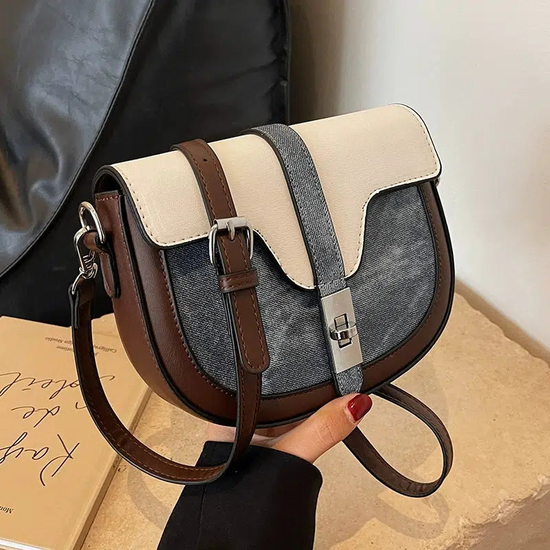 Compact Flap Crossbody Bag