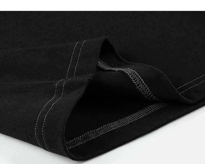 Contrast Line Pocket T-shirt