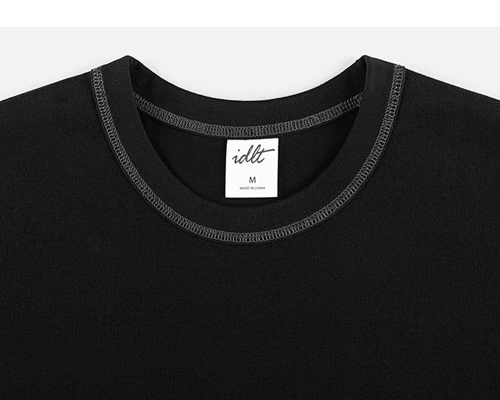 Contrast Line Pocket T-shirt