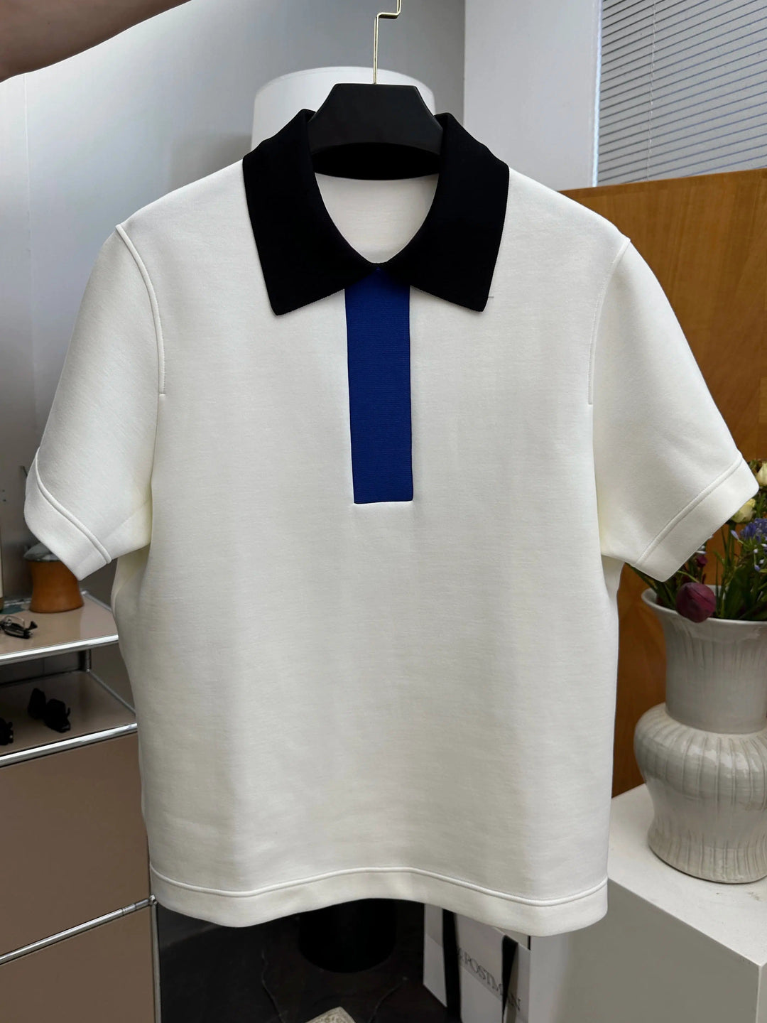 Contrast Short Sleeve Polo Shirt