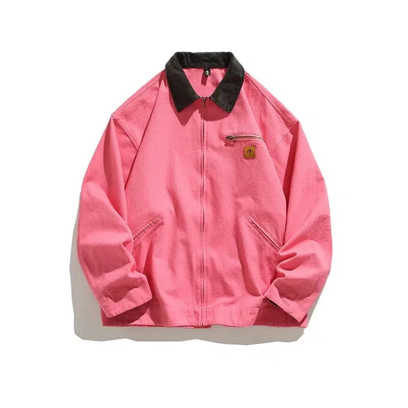 Corduroy Collar Cotton Jacket