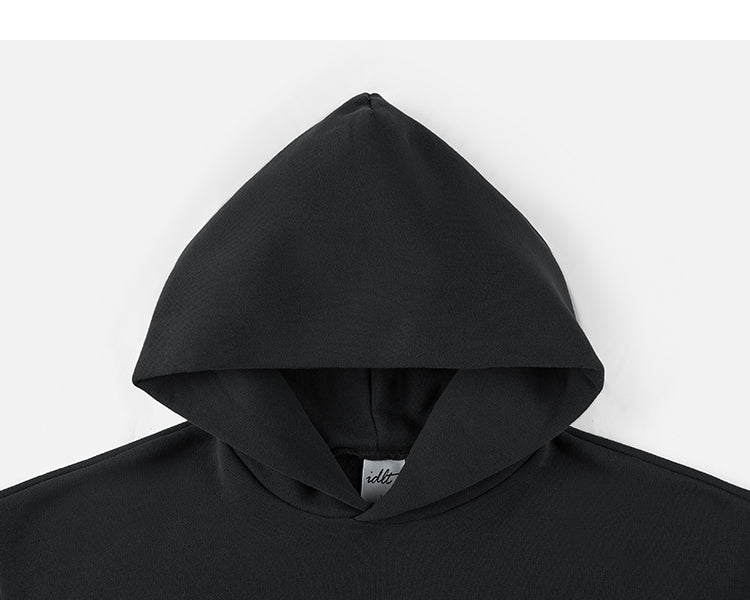 Cotton Basic Drop Shoulder Hoodies