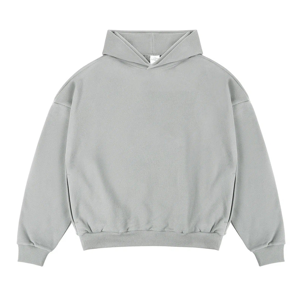 Cotton Basic Drop Shoulder Hoodies