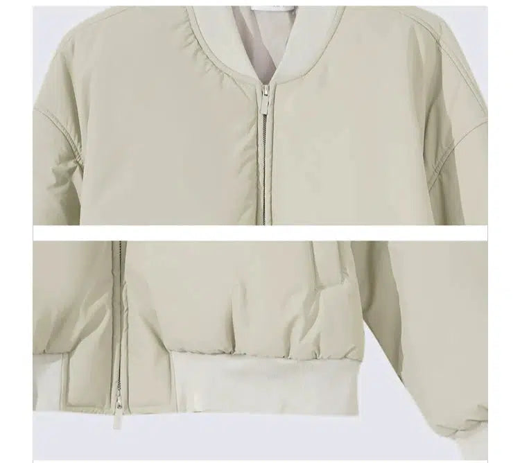 Cotton Padded Baseball Jacket