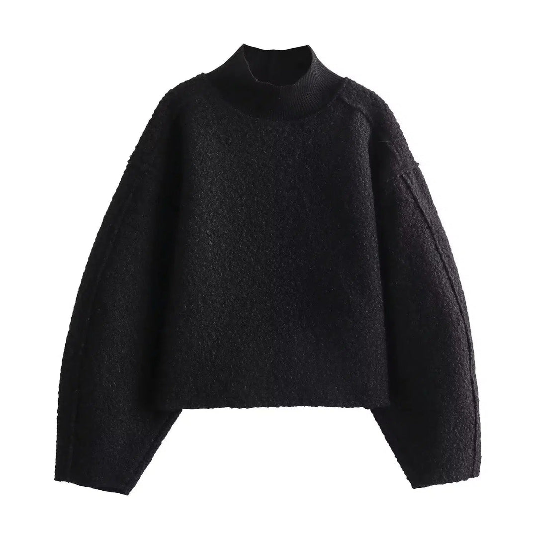 Cozy Fleece Turtleneck Sweatshirt