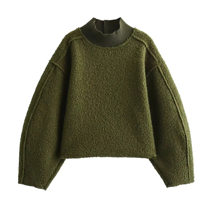 Cozy Fleece Turtleneck Sweatshirt