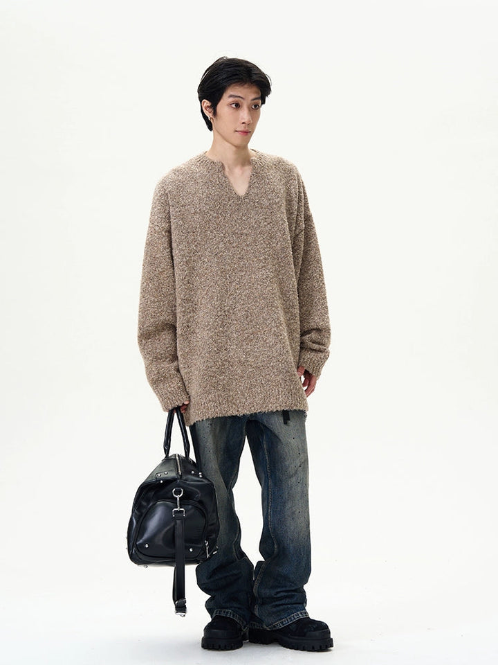 TKF239 Cozy Oversized Knit Sweater