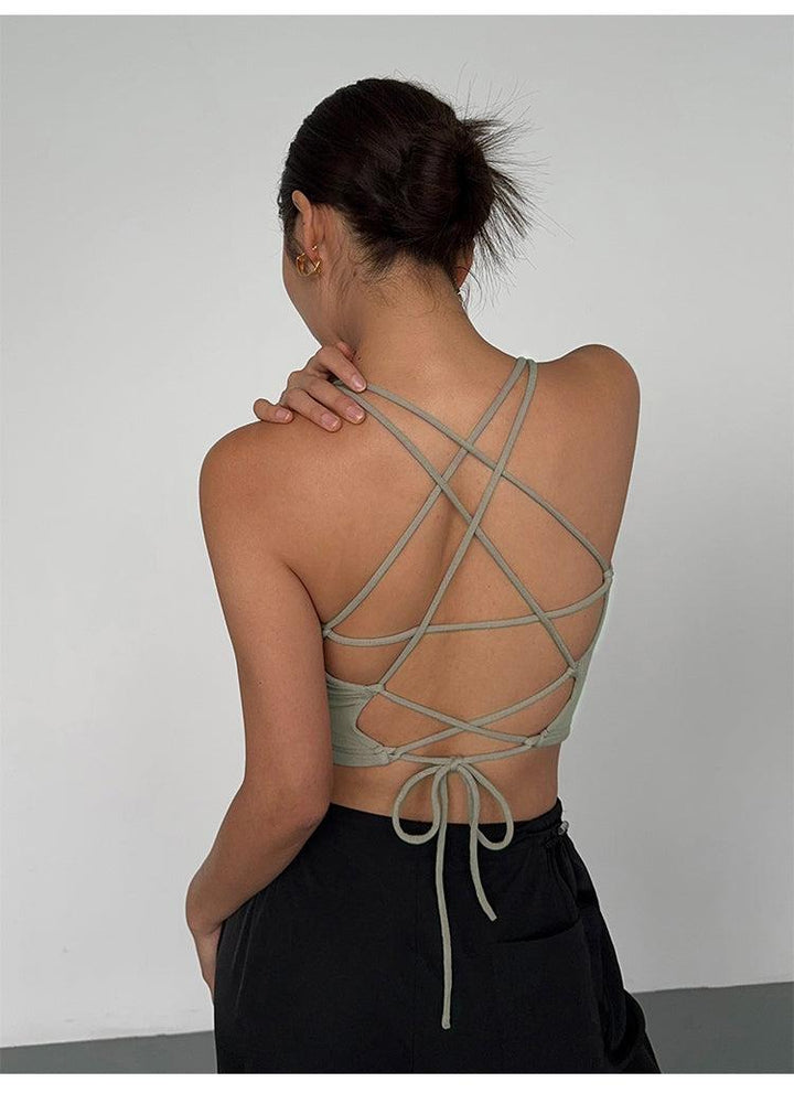 Cropped Backless Camisole