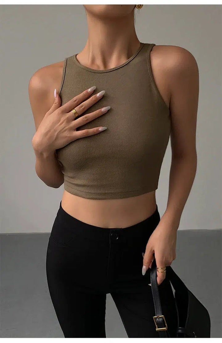 Cropped Tight Camisole