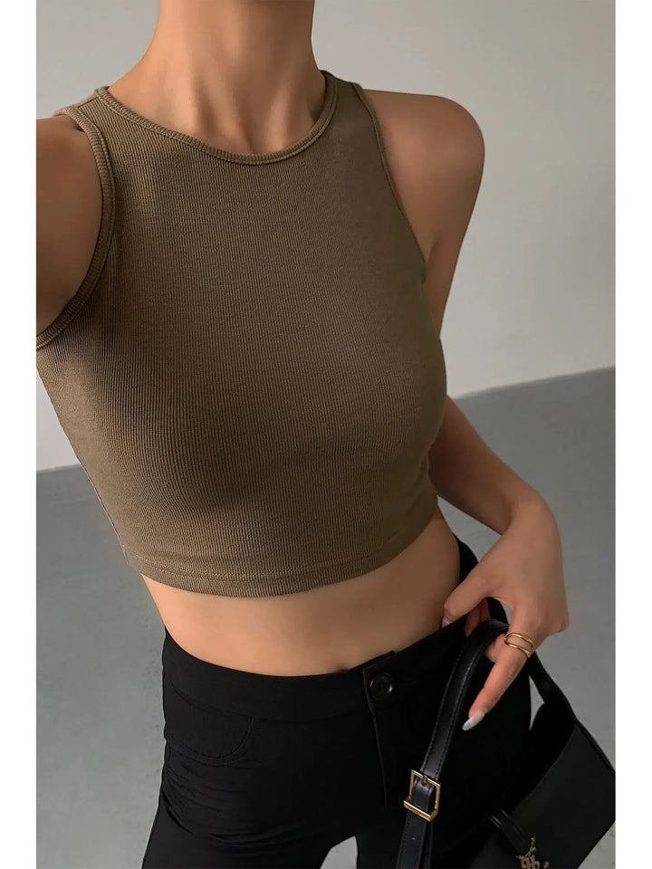 Cropped Tight Camisole