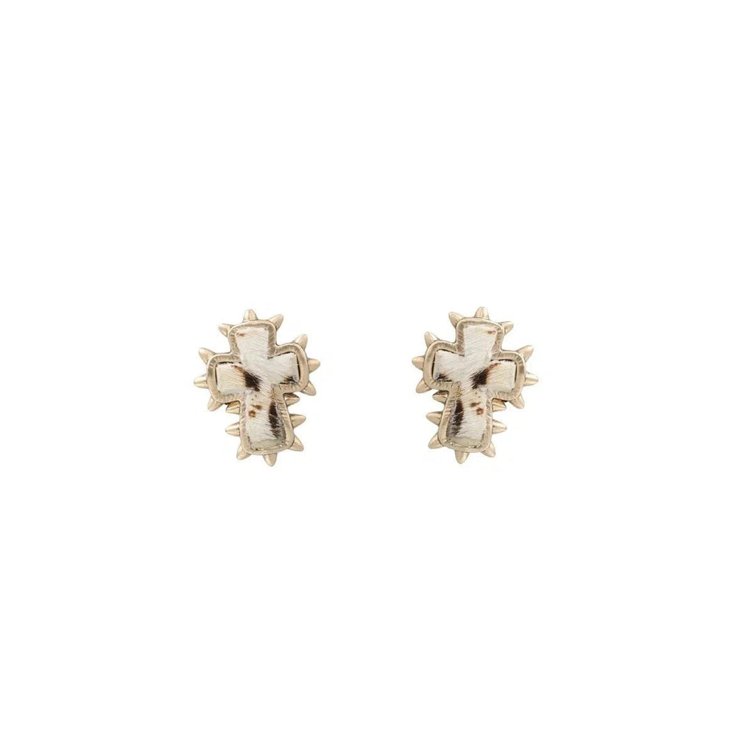 Cross Cactus Earrings