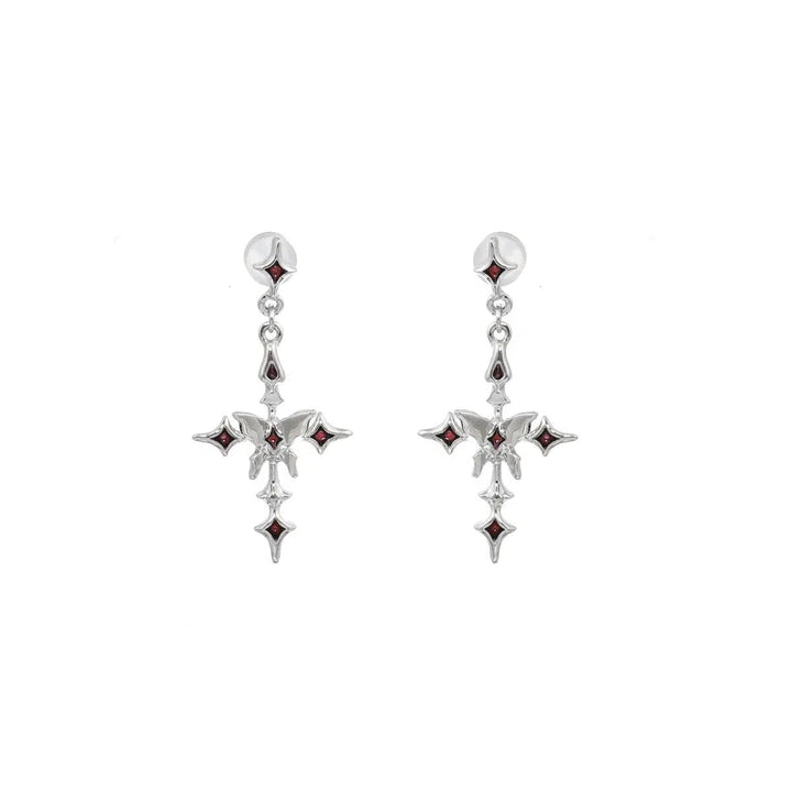 Cross Pendant Earrings