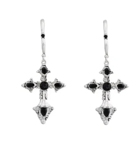 Cross Pendant Earrings