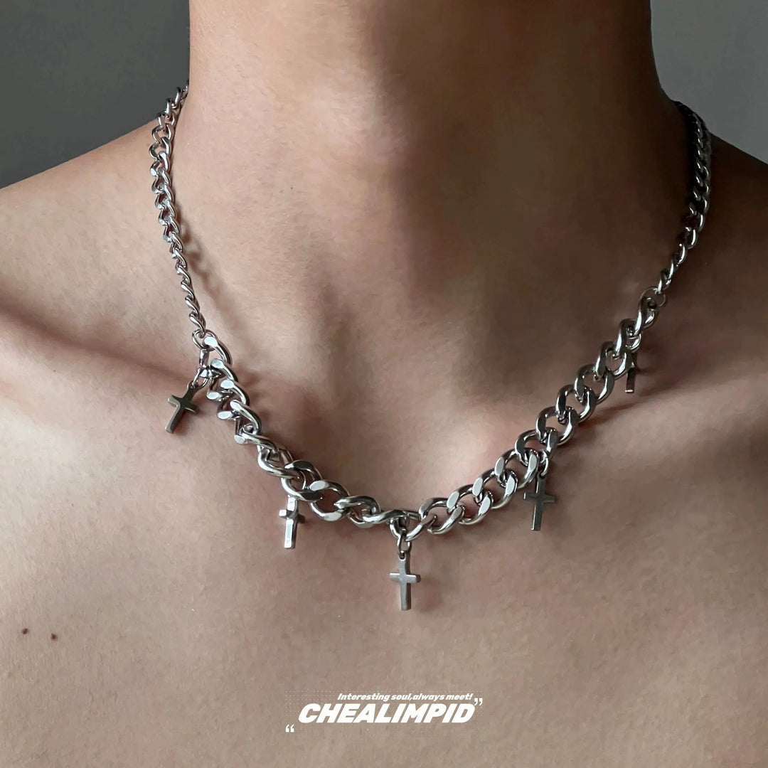 Cross Pendants Chain Necklace