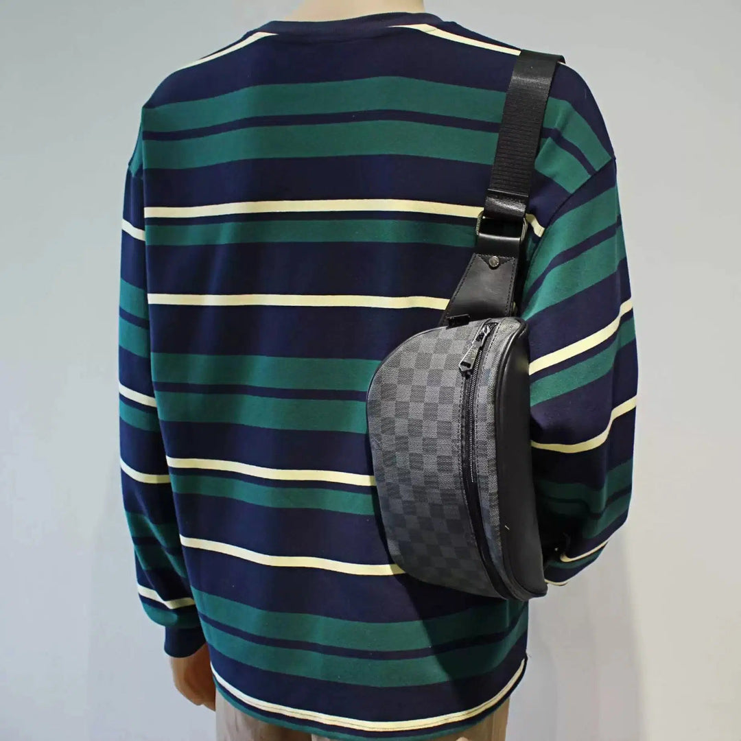 Crossbody Checkered Pattern Bag