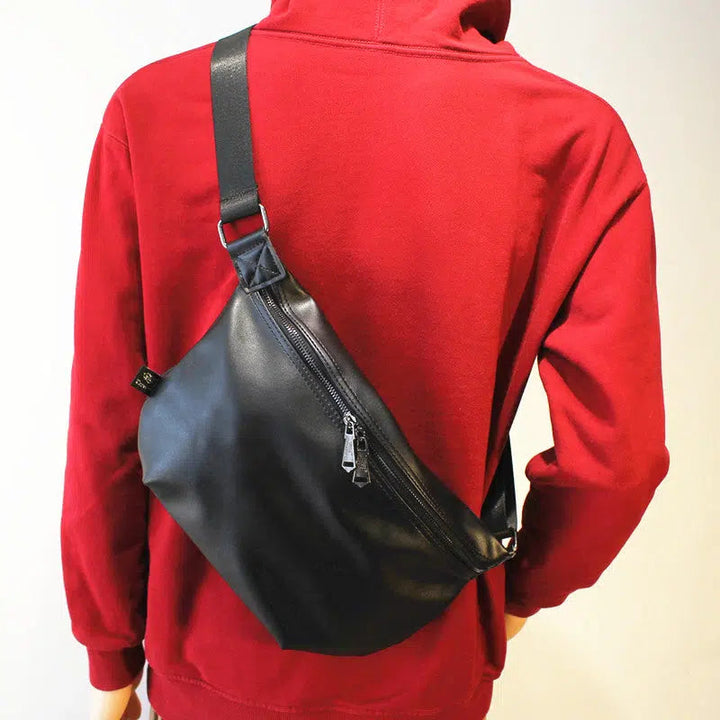 Crossbody Leather Chest Bag