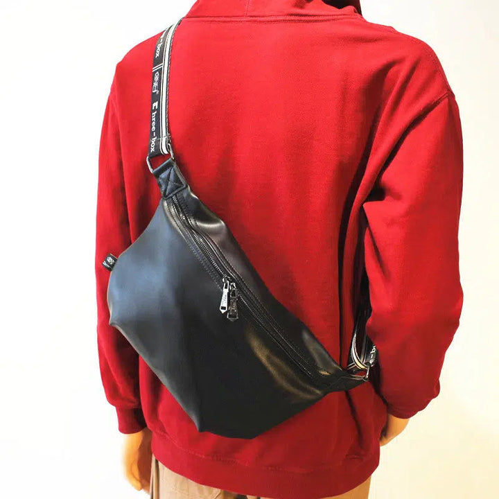 Crossbody Leather Chest Bag