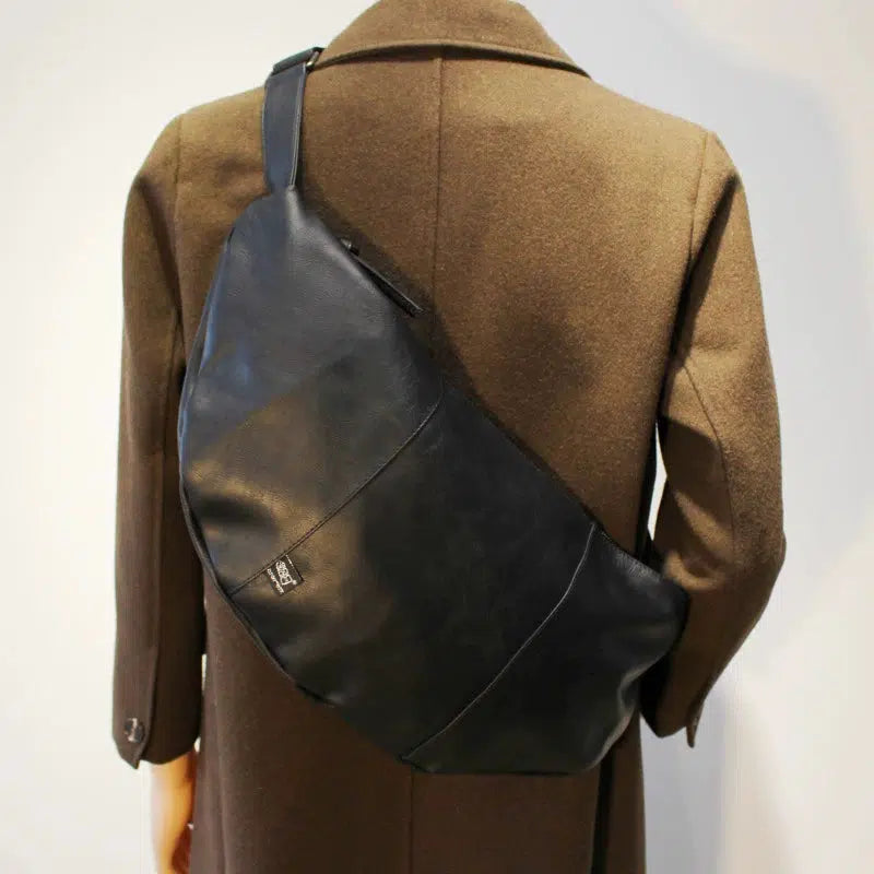 Crossbody Leather Hobo Bag