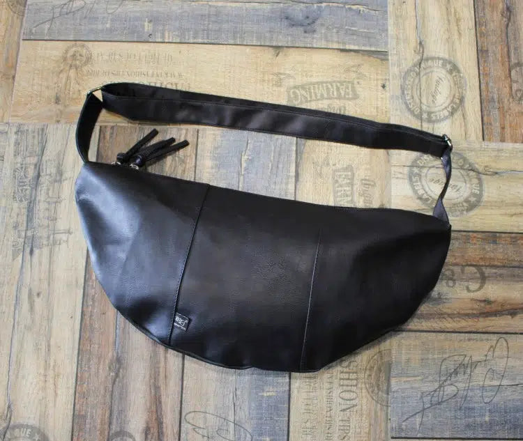 Crossbody Leather Hobo Bag