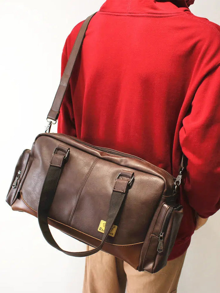 Crossbody Leather Travel Bag