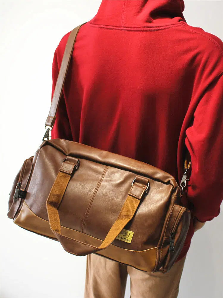 Crossbody Leather Travel Bag