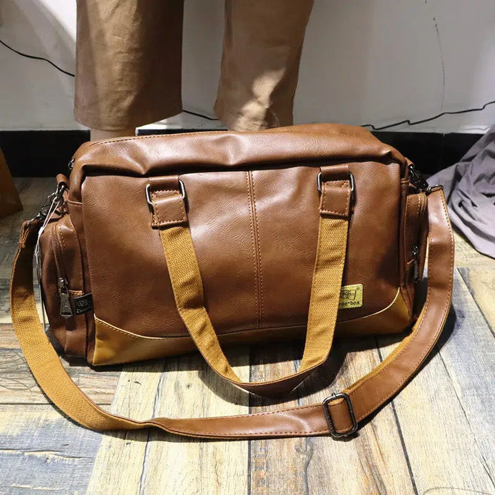 Crossbody Leather Travel Bag