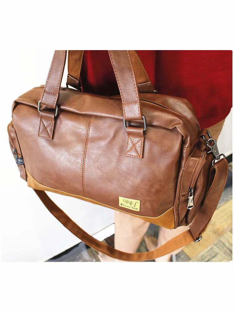 Crossbody Leather Travel Bag