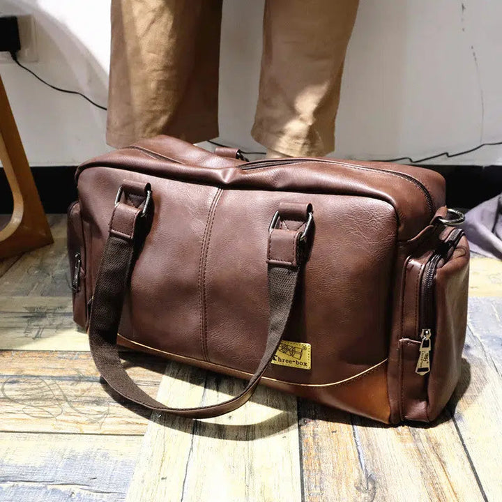 Crossbody Leather Travel Bag