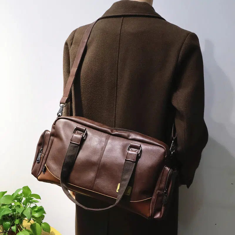 Crossbody Leather Travel Bag