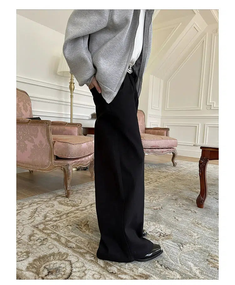 Cutting Stacked Wide-Leg Pants