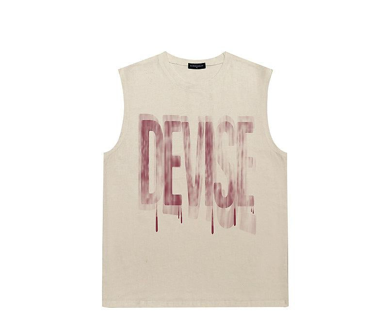 "DEVISE" Printed Vest