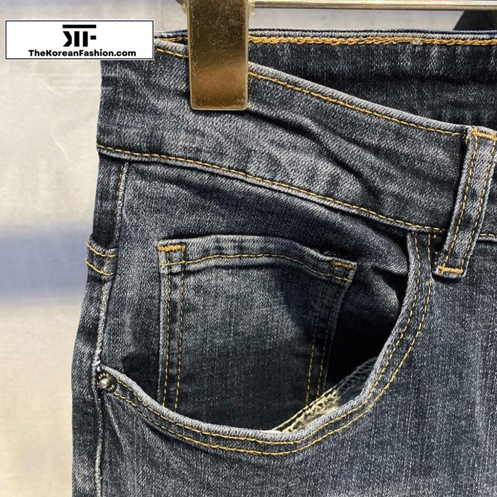 Dark Washed Slim Fit Jeans