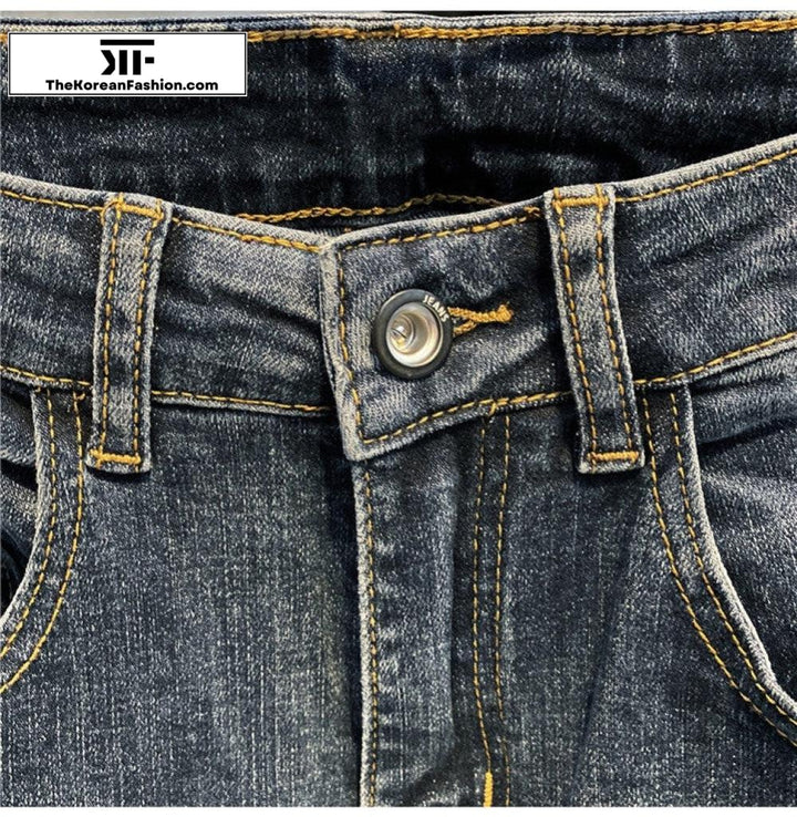 Dark Washed Slim Fit Jeans