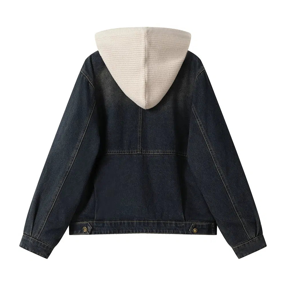 Denim Hooded Jacket