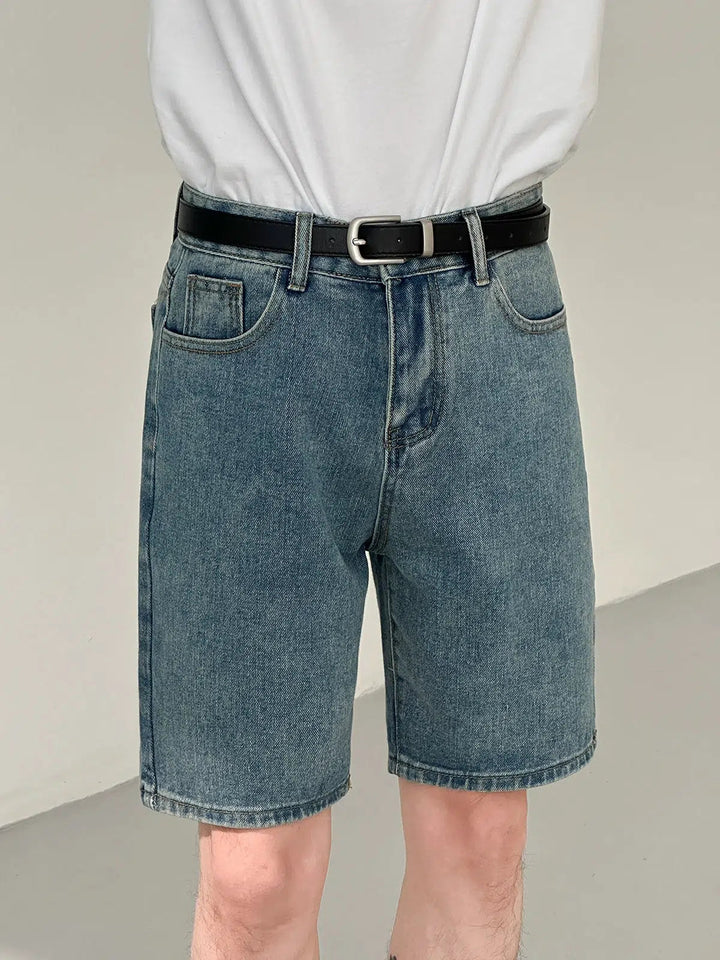 Denim Shorts Straight Casual Pants