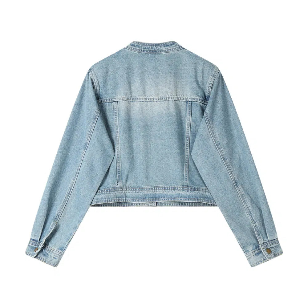 Denim Zip-Up Jacket