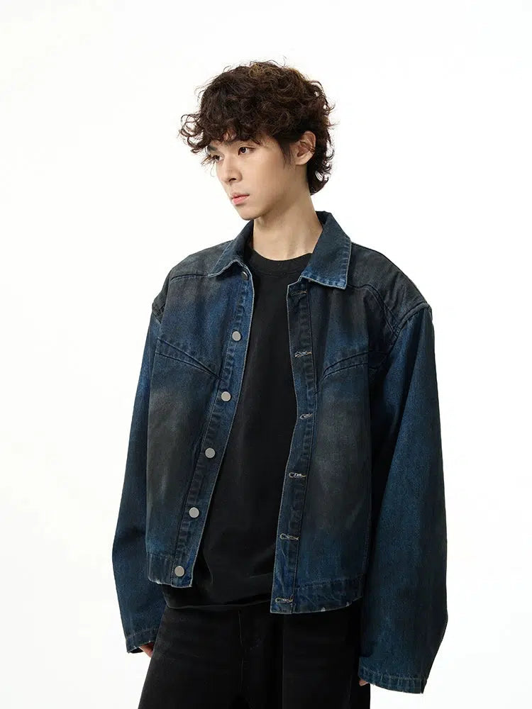 Dirty Blue Short Denim Jacket